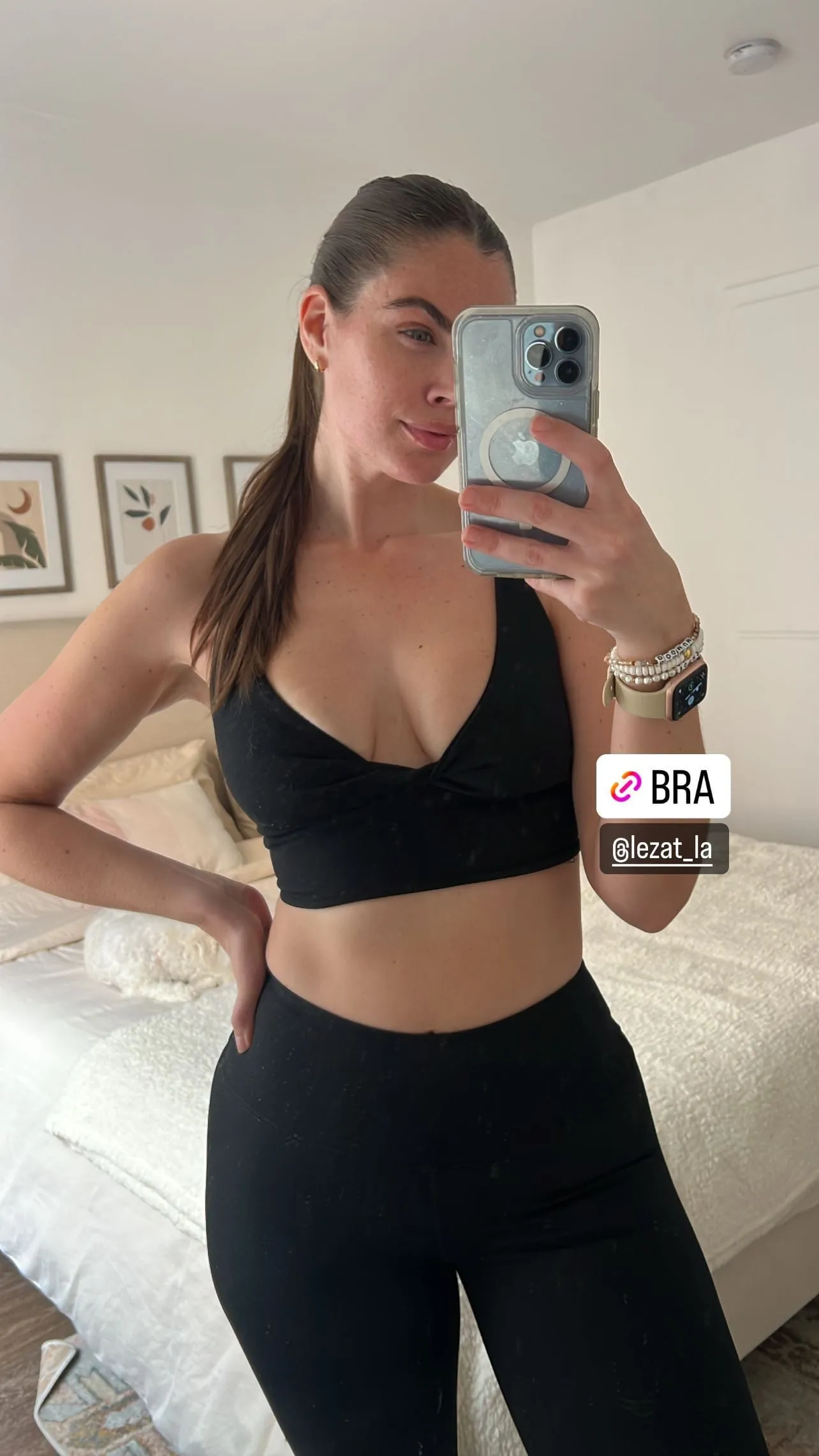 Ada Organic Cotton Twist Around Sports Bra sold by Lezat product image thumbnail 5