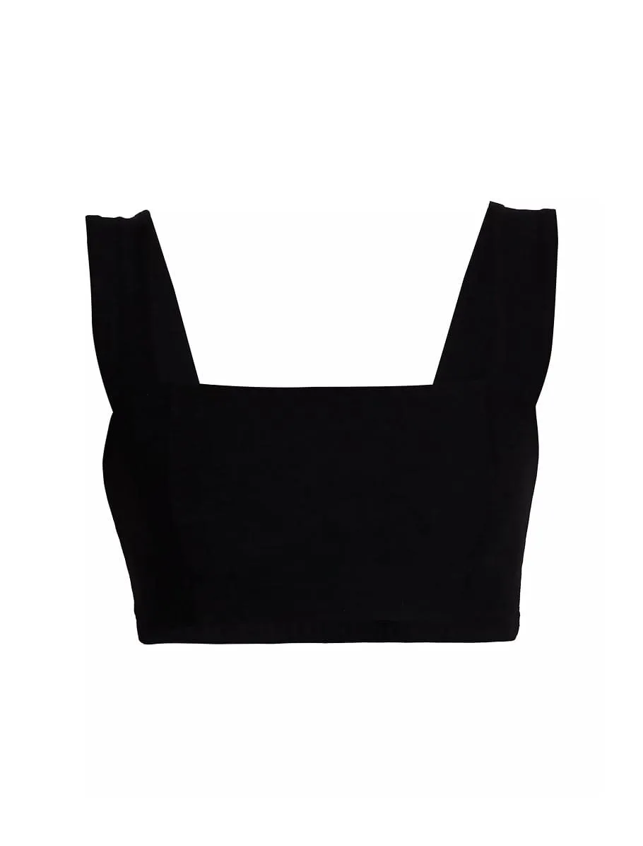 Square Neck Organic Cotton Sports Bra sold by Lezat