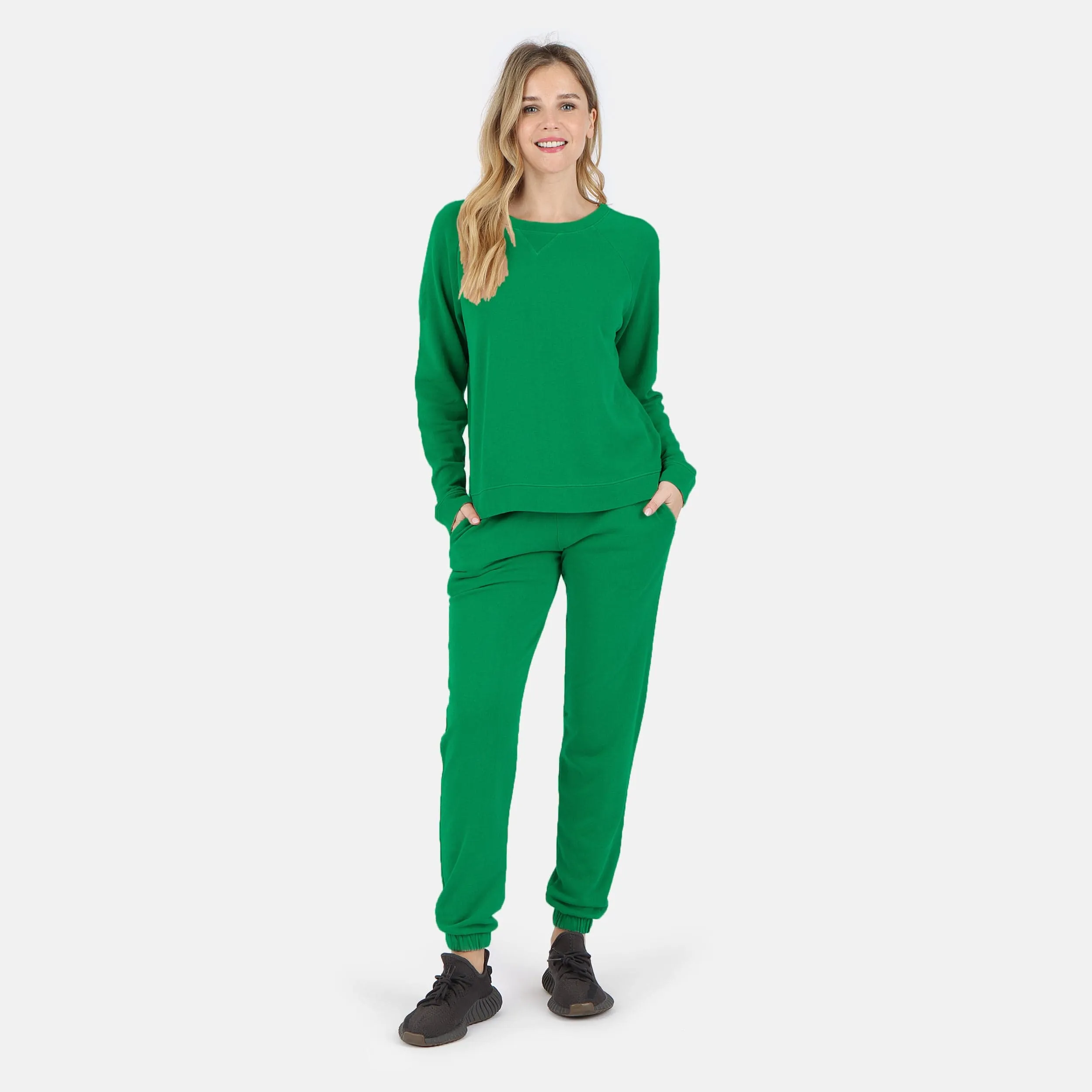 Melody Everyday Organic Cotton Pullover Sweatshirt - Tennis sold by Lezat product image thumbnail 4