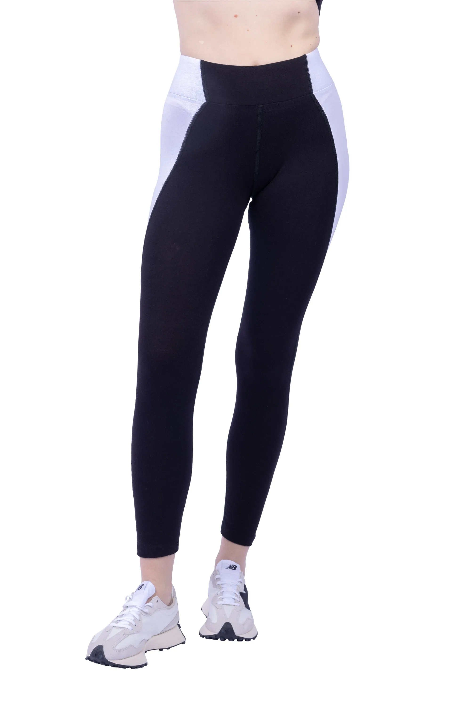 Neda Colorblock Organic Cotton High Waisted Legging sold by Lezat product image thumbnail 5