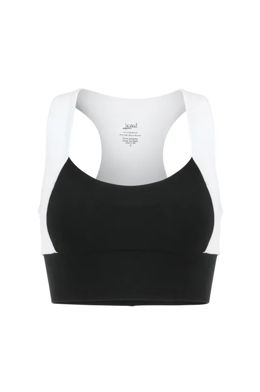 Neda Colorblock Organic Cotton Bra Top sold by Lezat