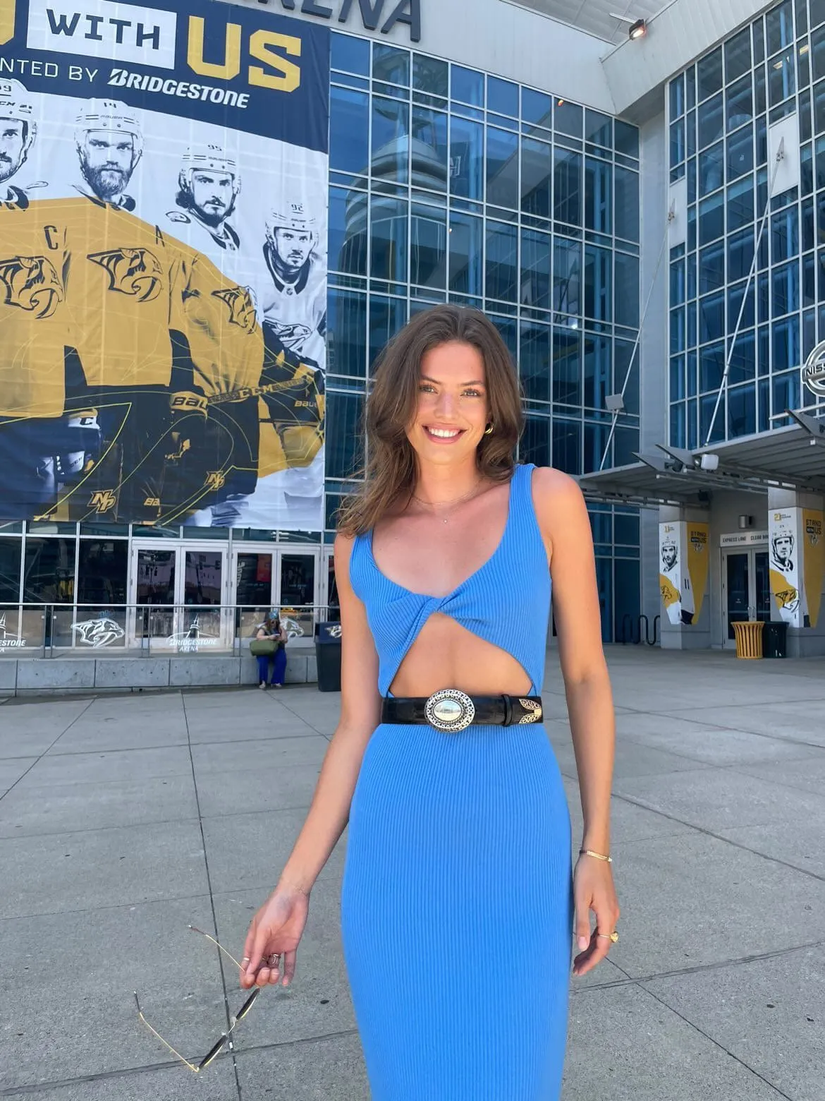 Krista Twist Dress - Blue Moon sold by Lezat product image thumbnail 2