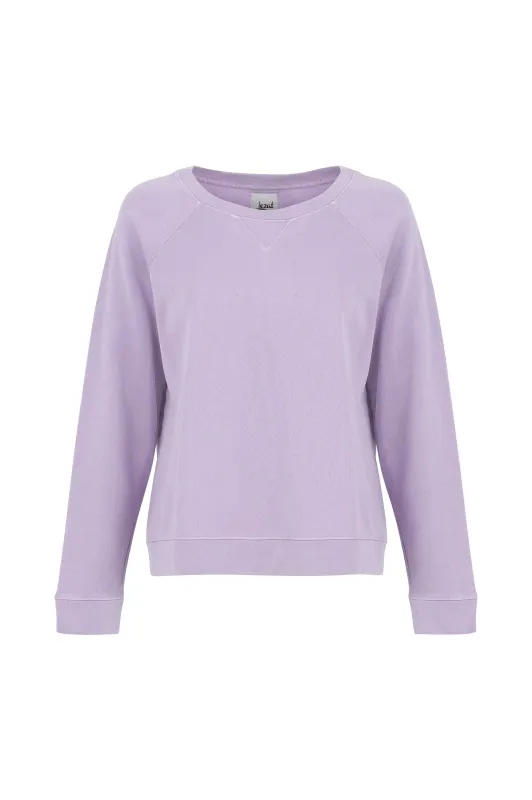 Melody Everyday Organic Cotton Pullover Sweatshirt - Lavender sold by Lezat