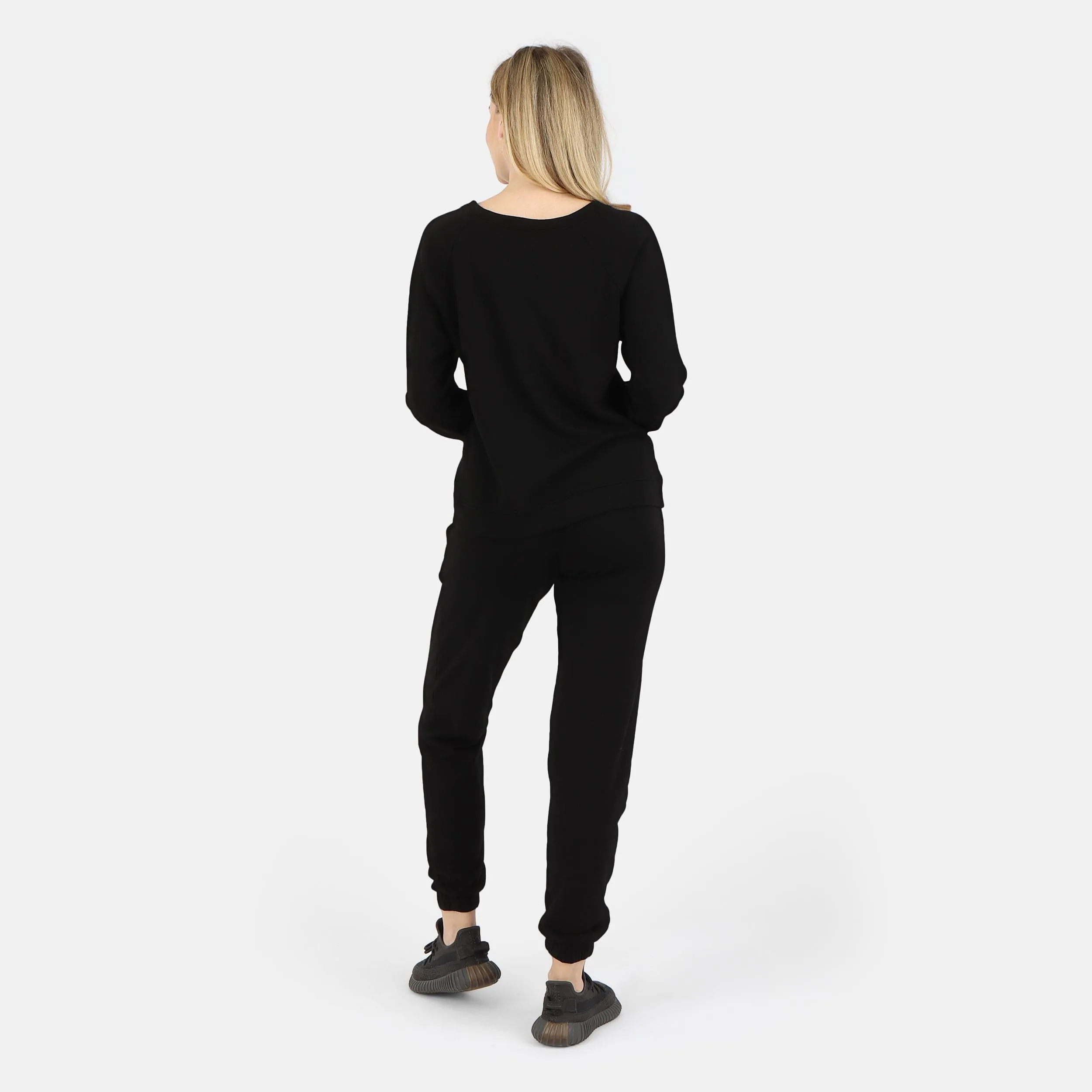 Melody Everyday Organic Cotton Pullover Sweatshirt - Black sold by Lezat product image thumbnail 5