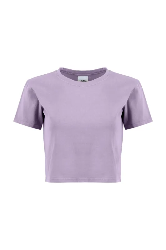 Melody Everyday Organic Cotton Tee - Lavender sold by Lezat