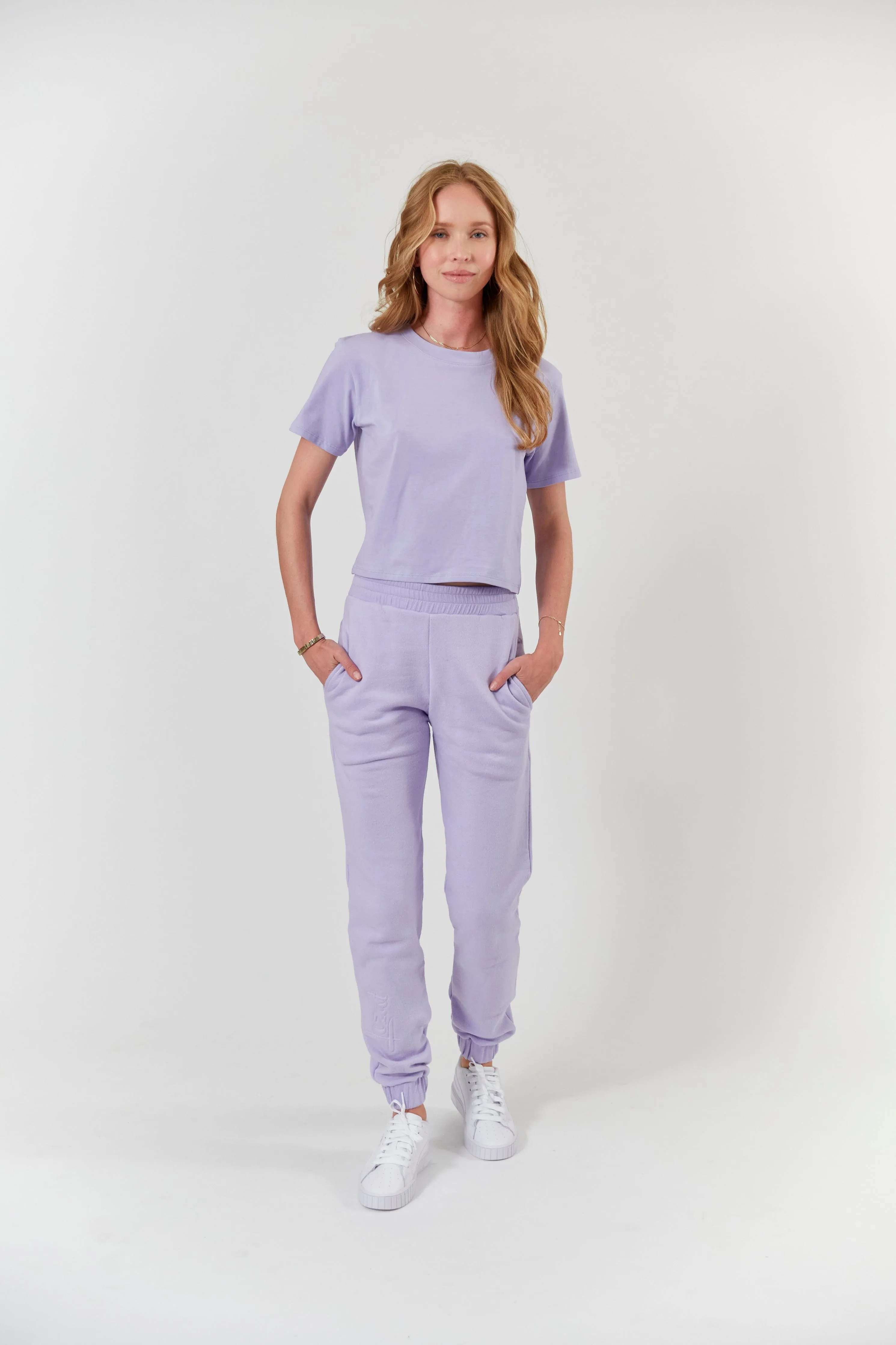 Melody Everyday Organic Cotton Tee - Lavender sold by Lezat product image thumbnail 3