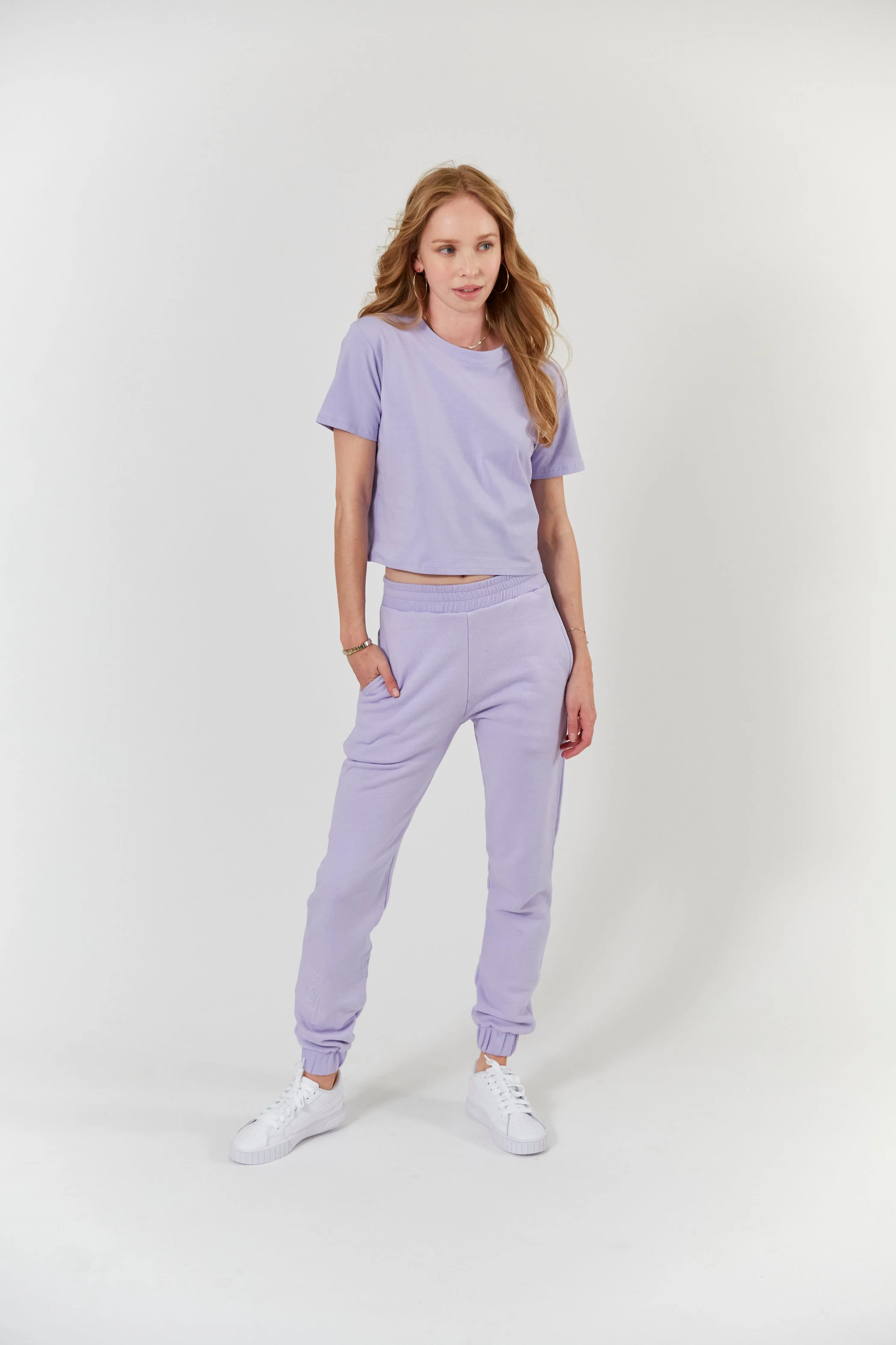Melody Everyday Organic Cotton Tee - Lavender sold by Lezat product image thumbnail 4