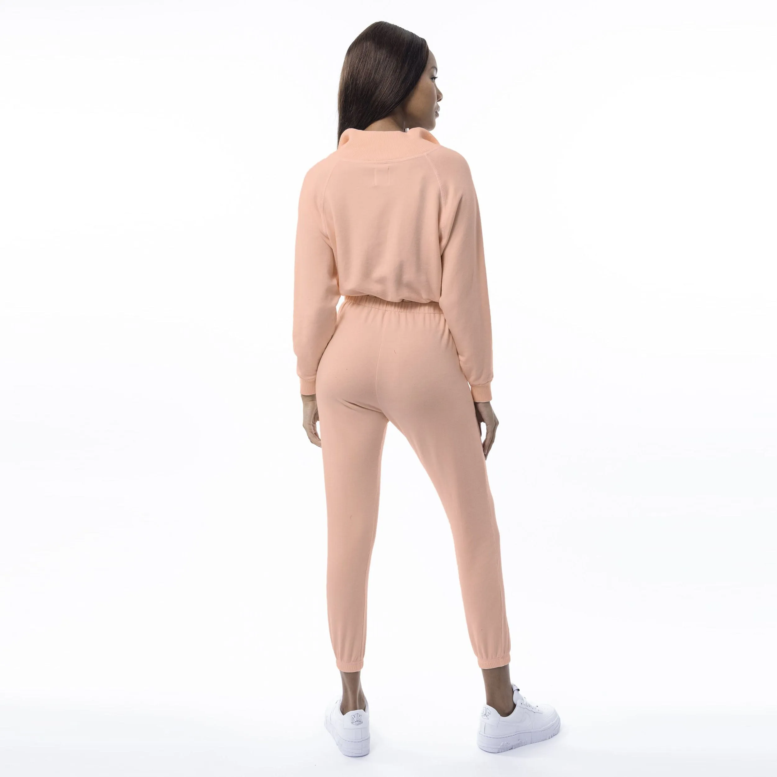 Restore Soft Terry Jumpsuit - Peach sold by Lezat product image thumbnail 3