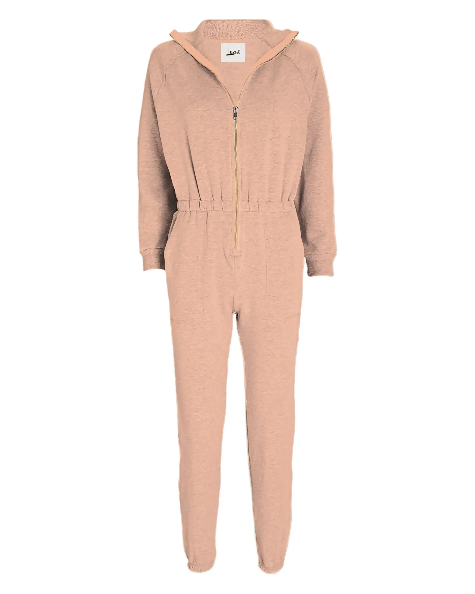 Restore Soft Terry Jumpsuit - Peach sold by Lezat