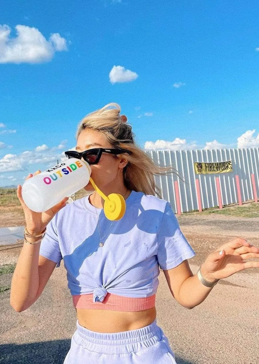 Melody Organic Cotton Short Sleeve Tee - Lavender sold by Lezat product image thumbnail 2