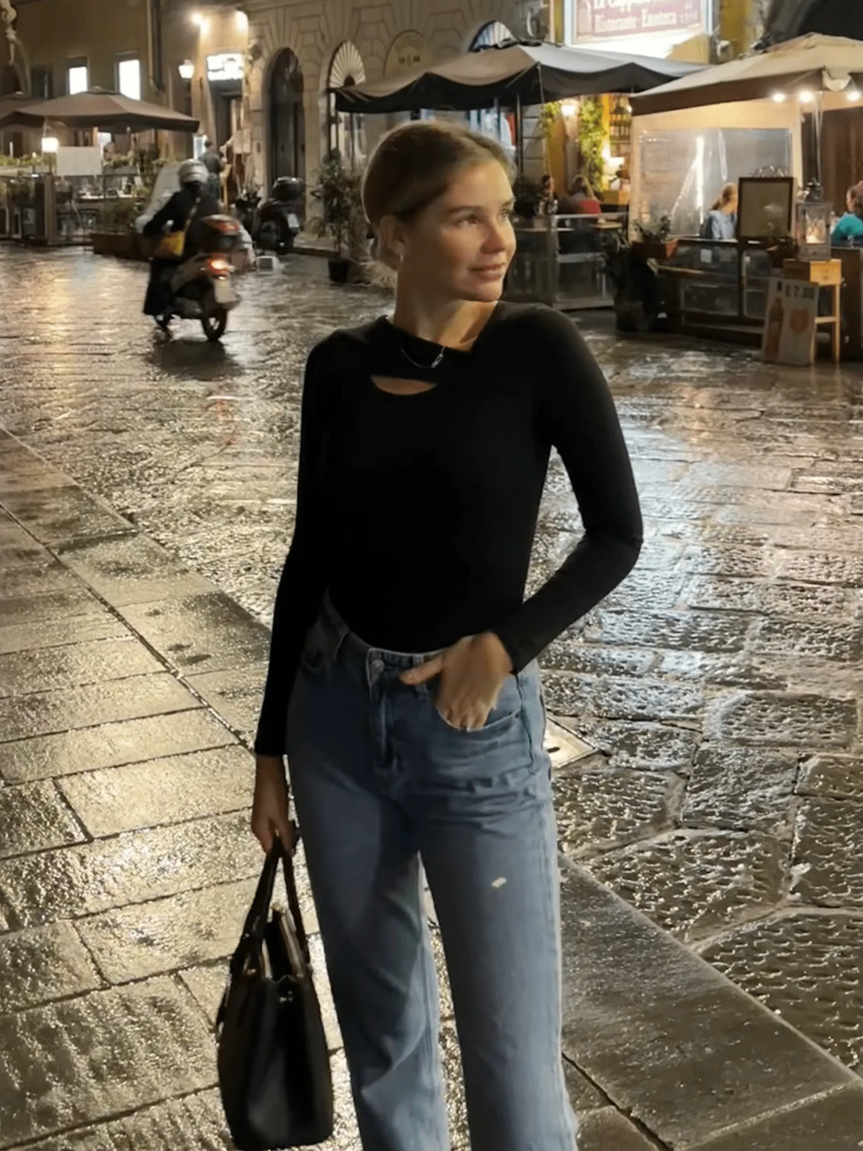 Paige Cotton Long Sleeve Cutout Top sold by Lezat product image thumbnail 4