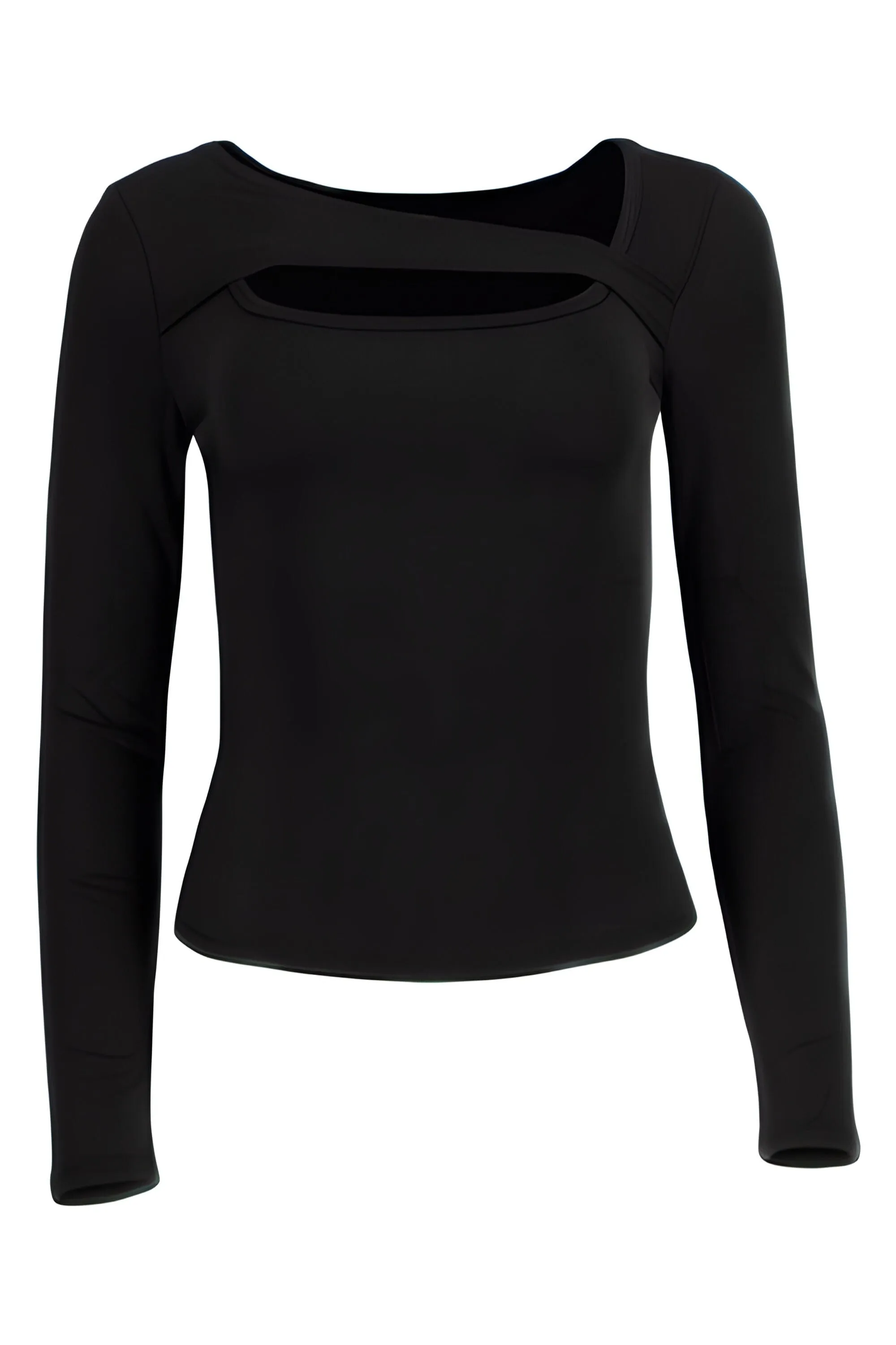 Paige Cotton Long Sleeve Cutout Top sold by Lezat