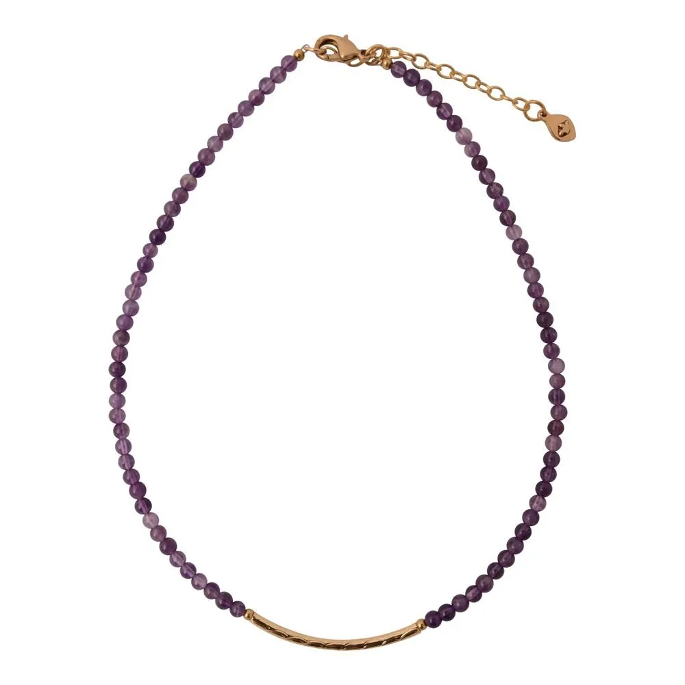 Little Bit Purple Amethyst Necklace sold by Barse product image thumbnail 3
