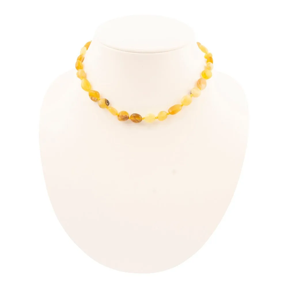 Yellow Opal Nugget Knotted Golden Necklace sold by Barse product image thumbnail 3