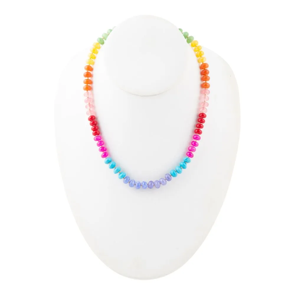 Kaleidoscope Multistone Strand Necklace sold by Barse product image thumbnail 3