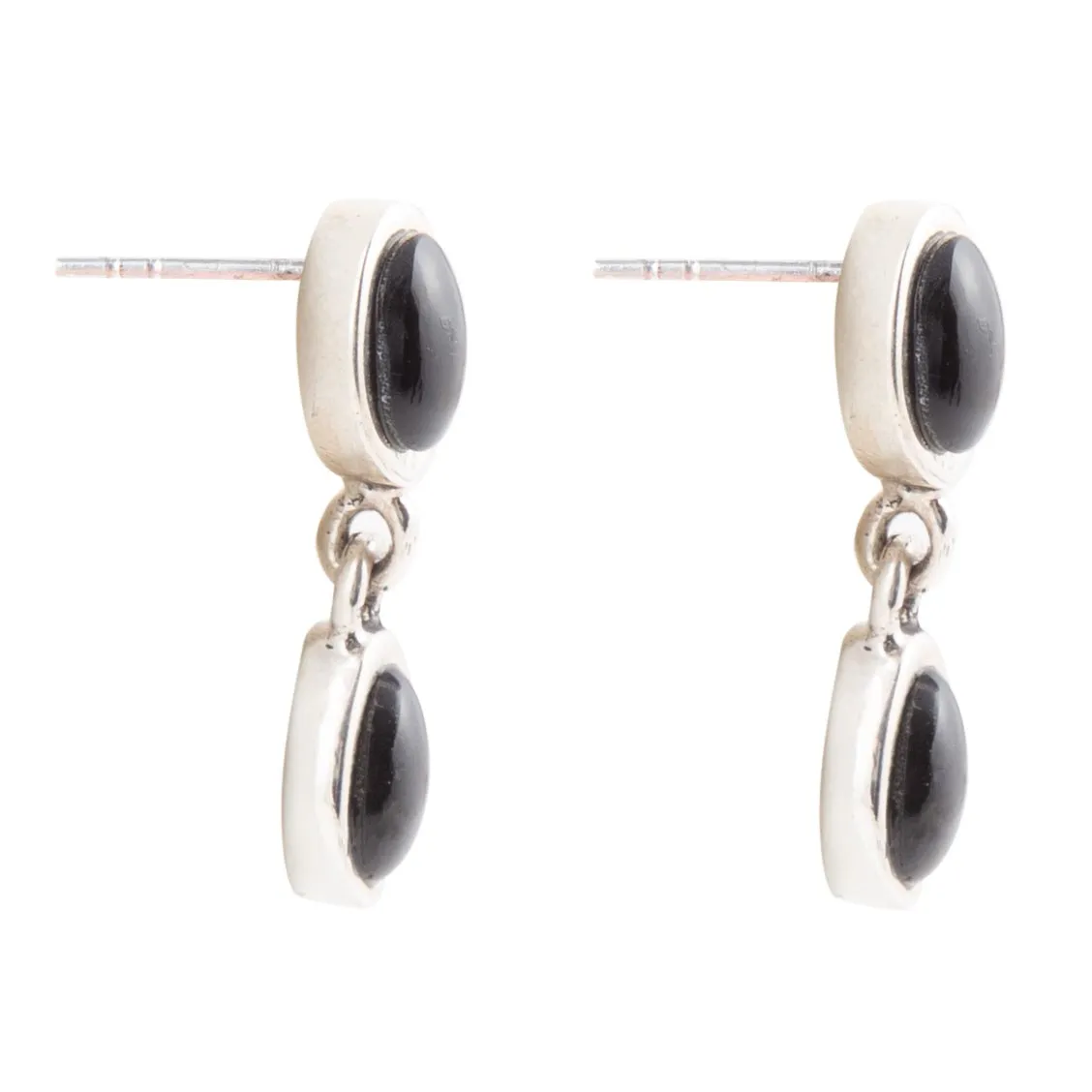 Sterling Silver Black Onyx Drop Earrings sold by Barse product image thumbnail 4