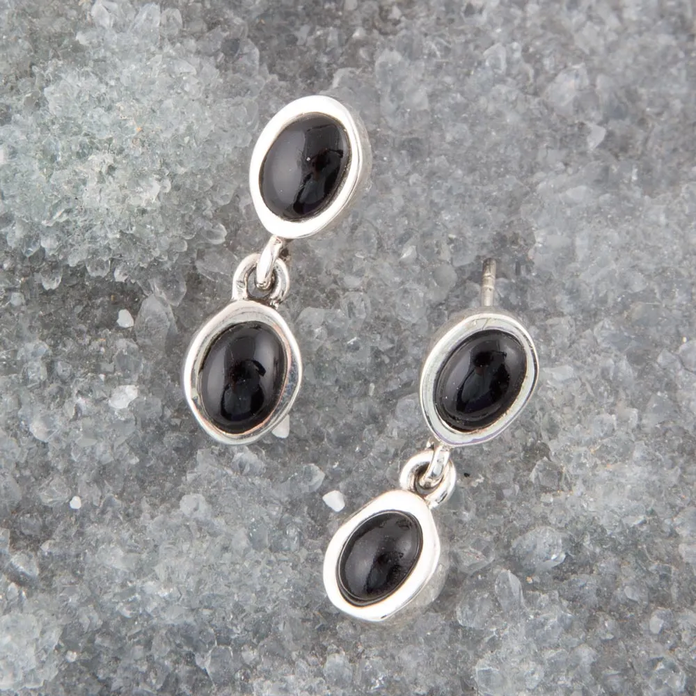 Sterling Silver Black Onyx Drop Earrings sold by Barse product image thumbnail 2