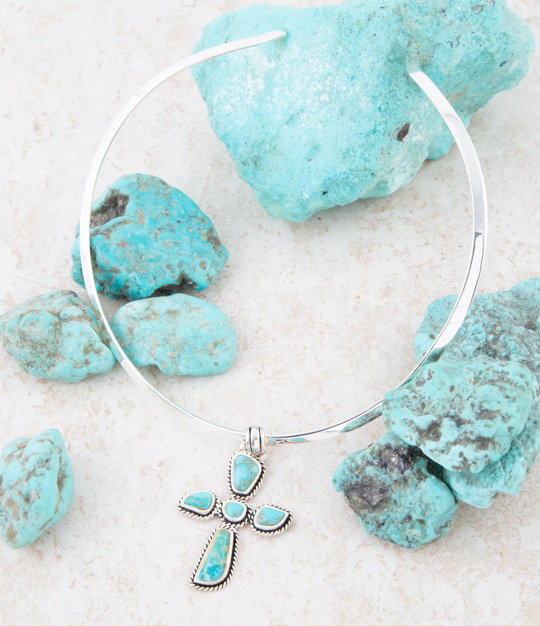 Cross Pendant and Sterling Silver Necklace sold by Barse product image thumbnail 3