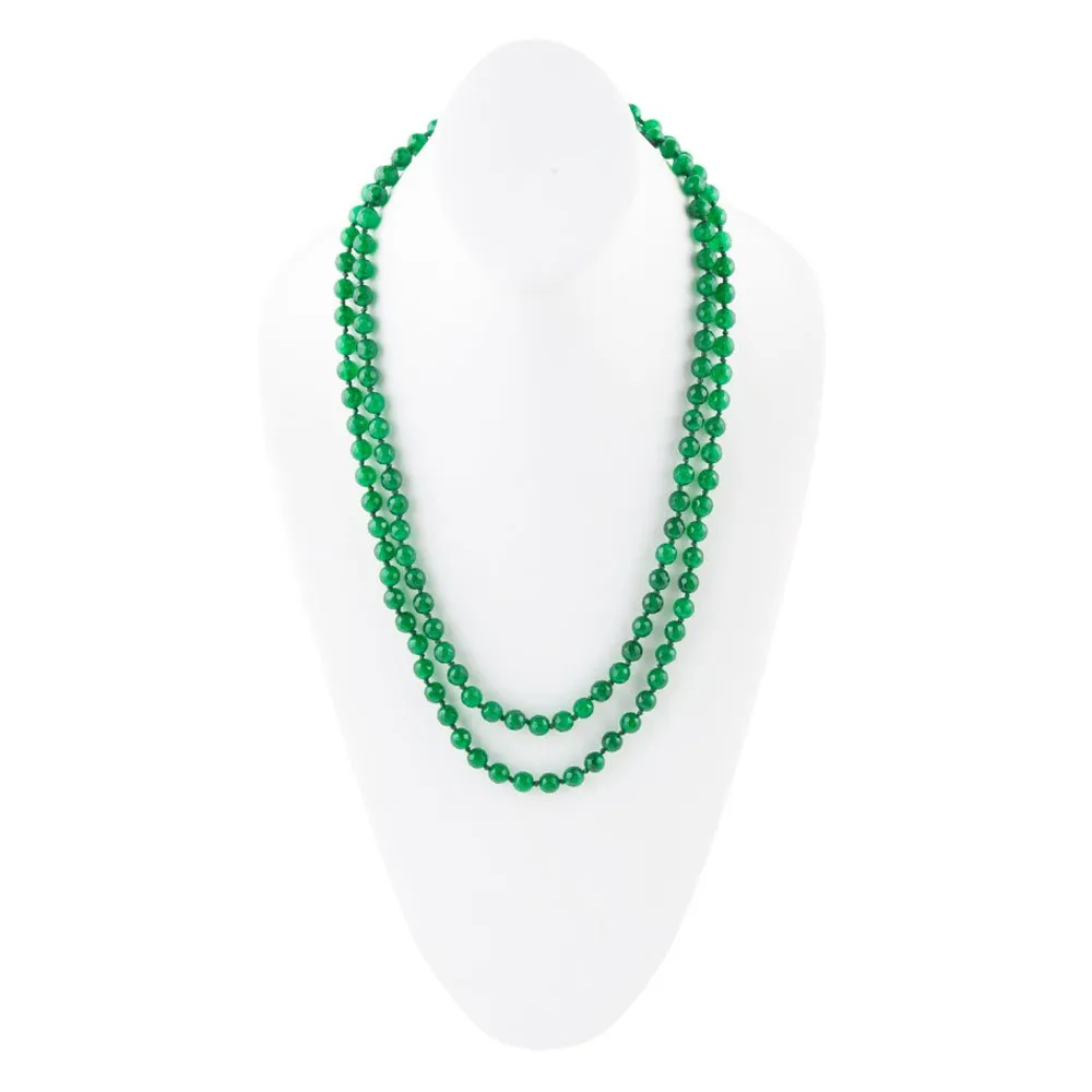 Immeasurable Green Onyx Wrap Necklace sold by Barse product image thumbnail 3