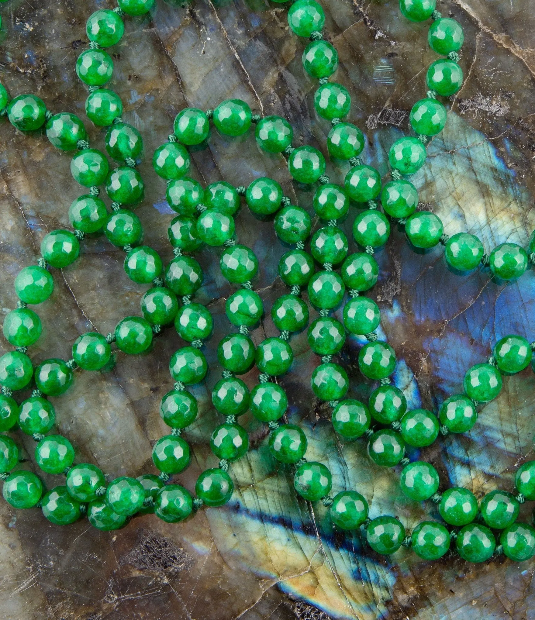 Immeasurable Green Onyx Wrap Necklace sold by Barse product image thumbnail 2