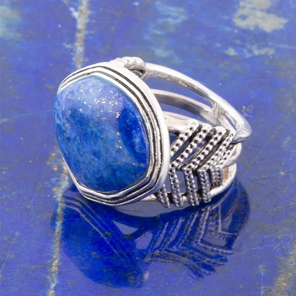 Blue Lapis and Sterling Silver Ring sold by Barse product image thumbnail 2