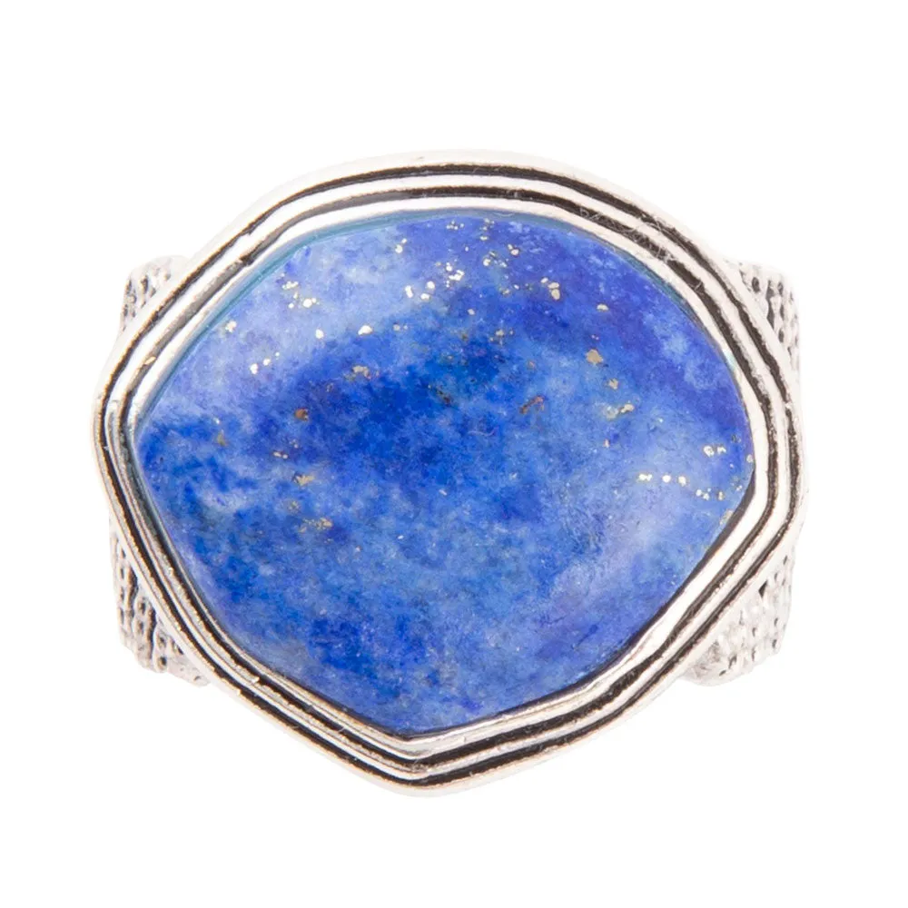 Blue Lapis and Sterling Silver Ring sold by Barse product image thumbnail 3