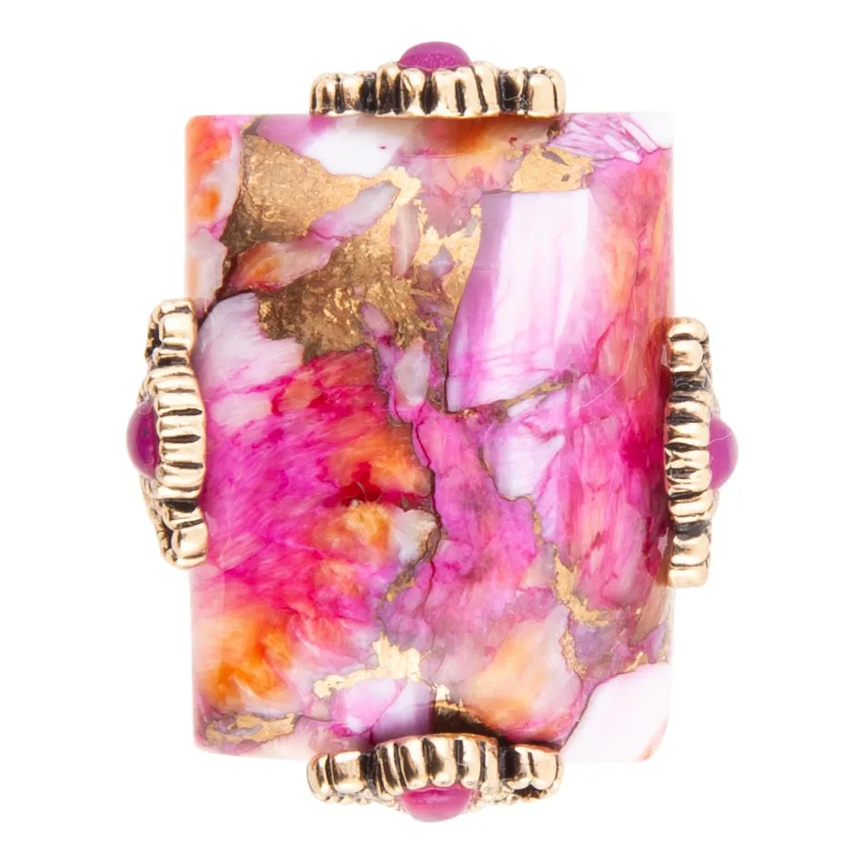 Prismatic Pink Spiny Oyster Matrix Statement Ring sold by Barse product image thumbnail 4