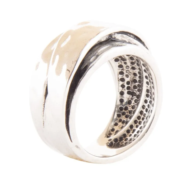 Hammered Sterling Wrap Ring sold by Barse