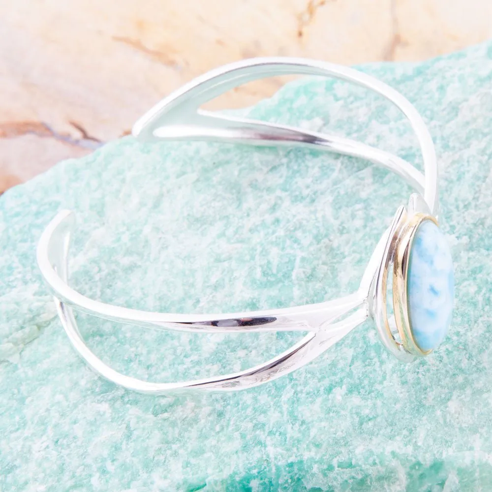 Shine Bright Larimar Cuff Bracelet sold by Barse product image thumbnail 2