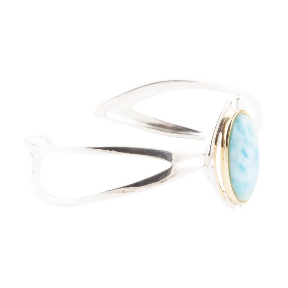 Shine Bright Larimar Cuff Bracelet sold by Barse