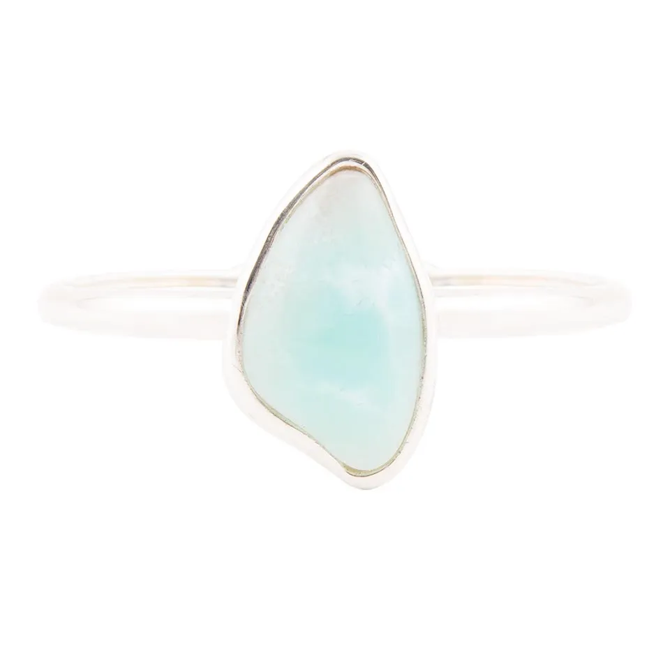 Organic Blue Larimar and Sterling Silver Cuff Bracelet sold by Barse product image thumbnail 3