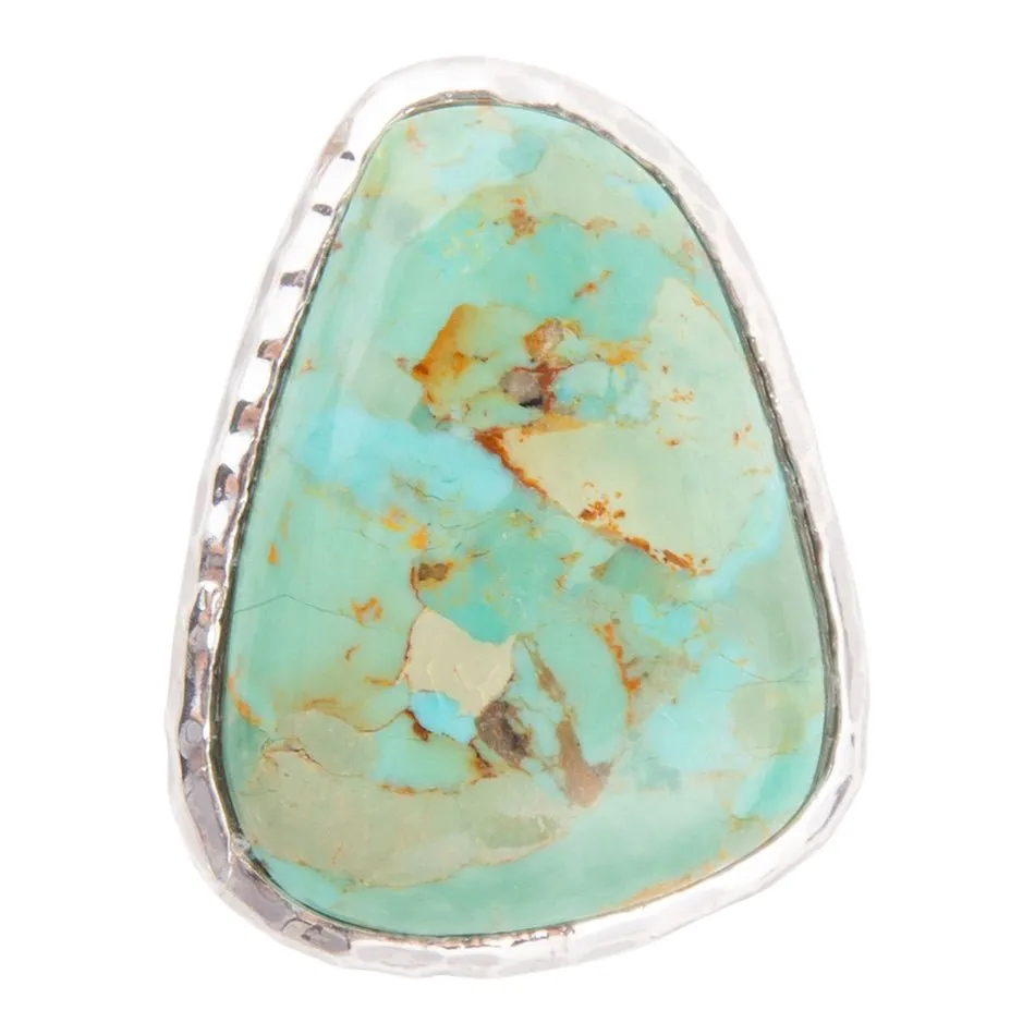Abstract Blue Turquoise and Sterling Silver Ring sold by Barse product image thumbnail 3