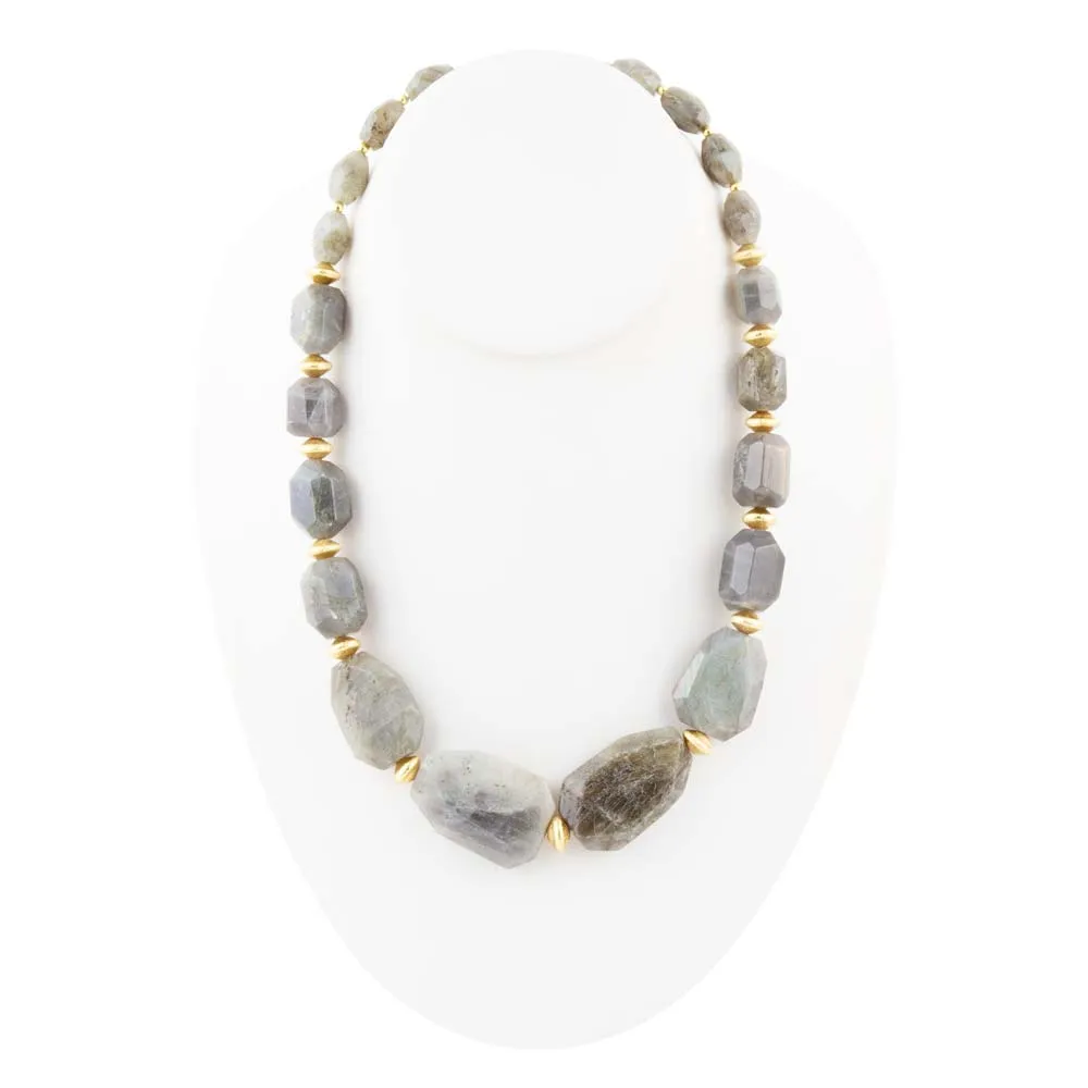 Bold Labradorite Statement Necklace sold by Barse product image thumbnail 3