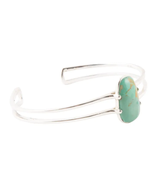 High Class Turquoise and Sterling Silver Cuff Bracelet sold by Barse