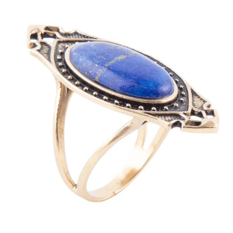 Phantom Lapis and Bronze Ring sold by Barse