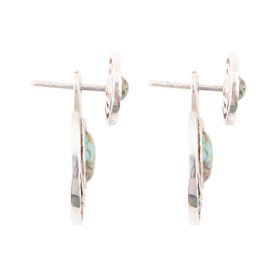 Hypnosis Turquoise and Sterling Silver Earrings sold by Barse product image thumbnail 4