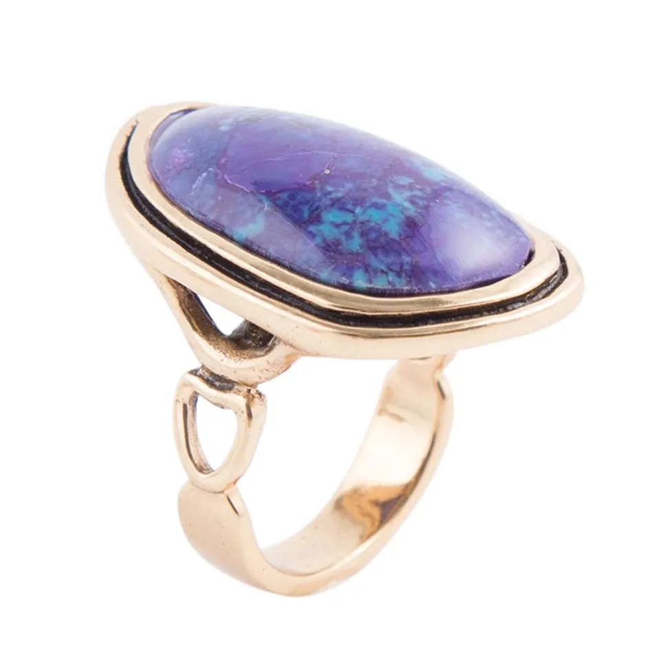 Purple Turquoise Statement Ring sold by Barse