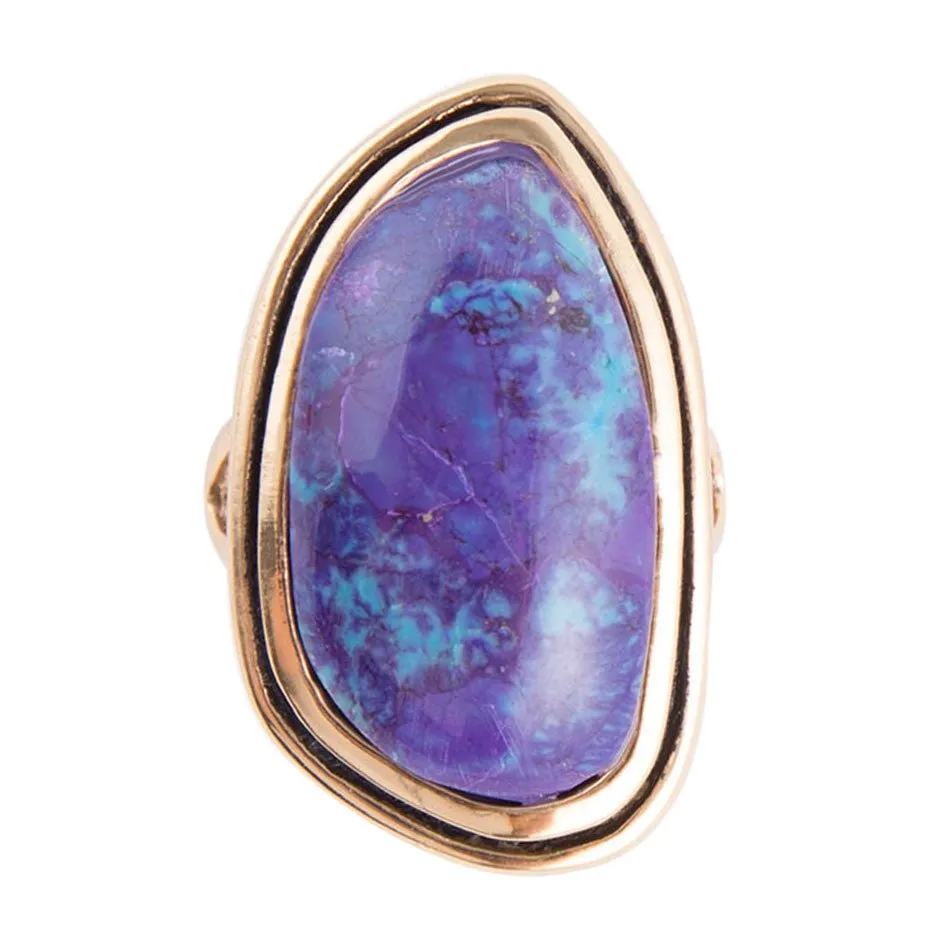 Purple Turquoise Statement Ring sold by Barse product image thumbnail 2
