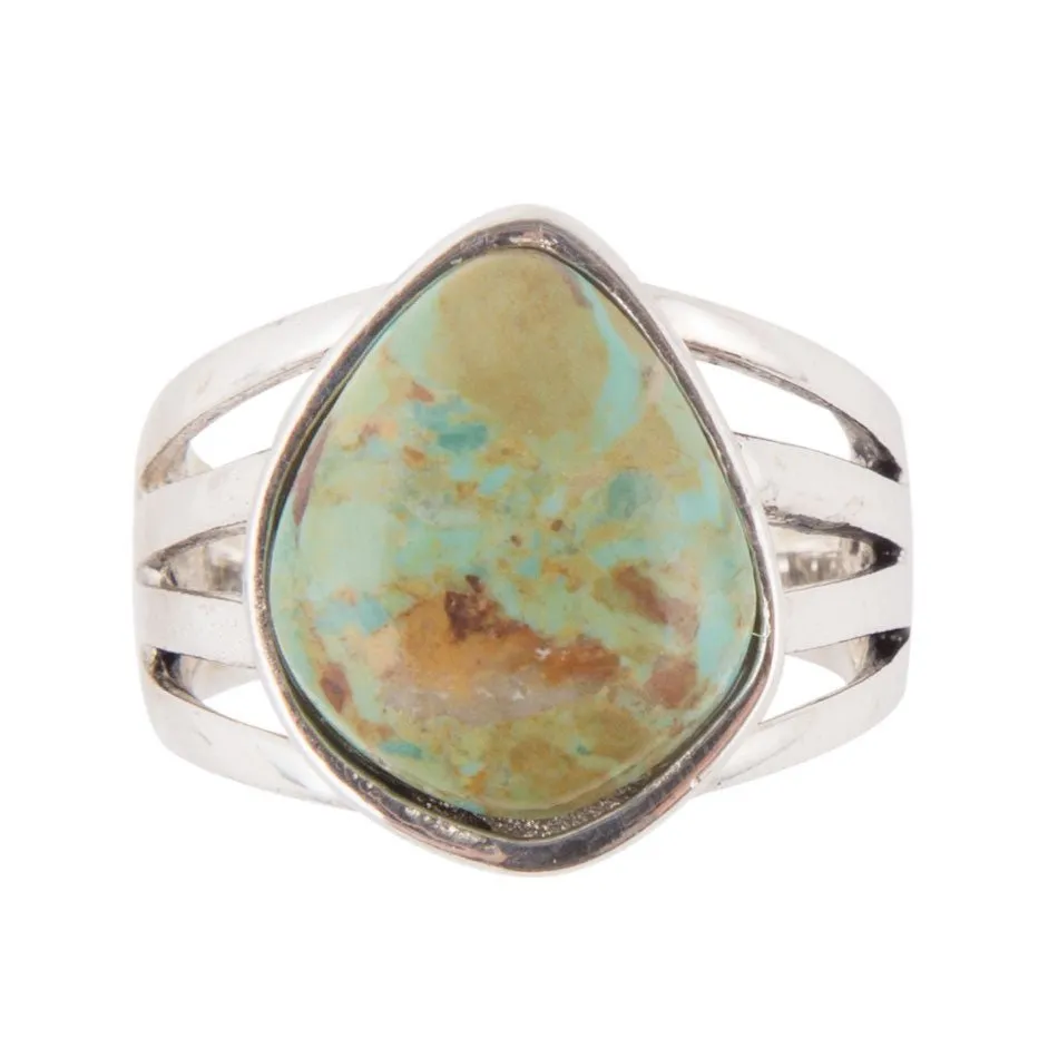 Classy Sterling Silver Blue Turquoise Ring sold by Barse product image thumbnail 3