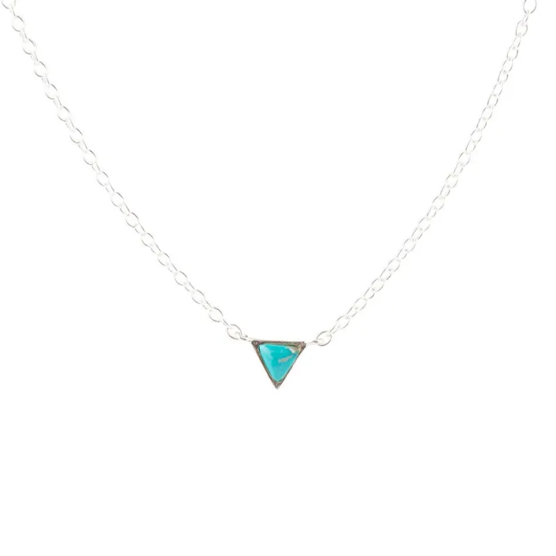 Trident Turquoise and Sterling Silver Necklace sold by Barse