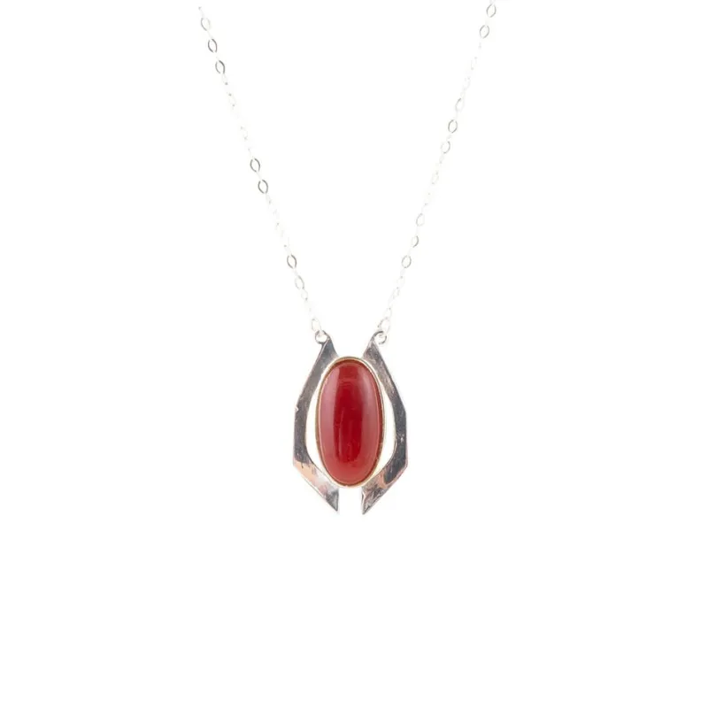 Shine Bright Carnelian Necklace sold by Barse