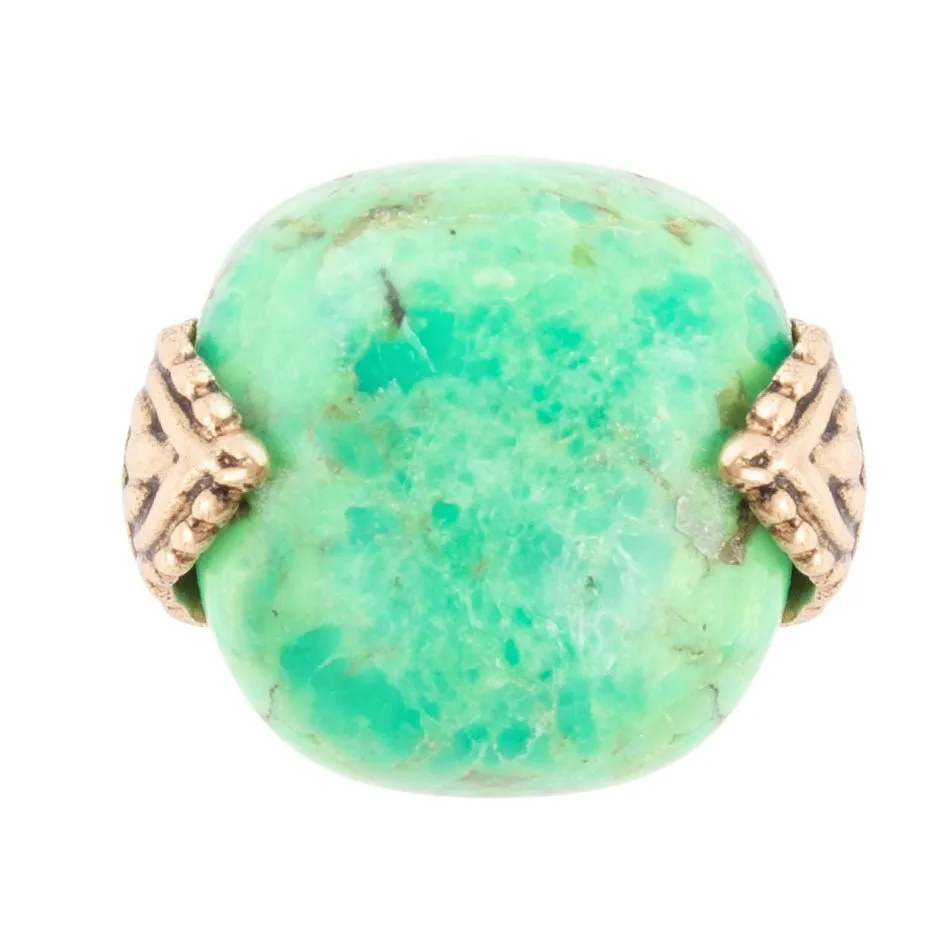 Ornate Lime Turquoise Ring sold by Barse product image thumbnail 3