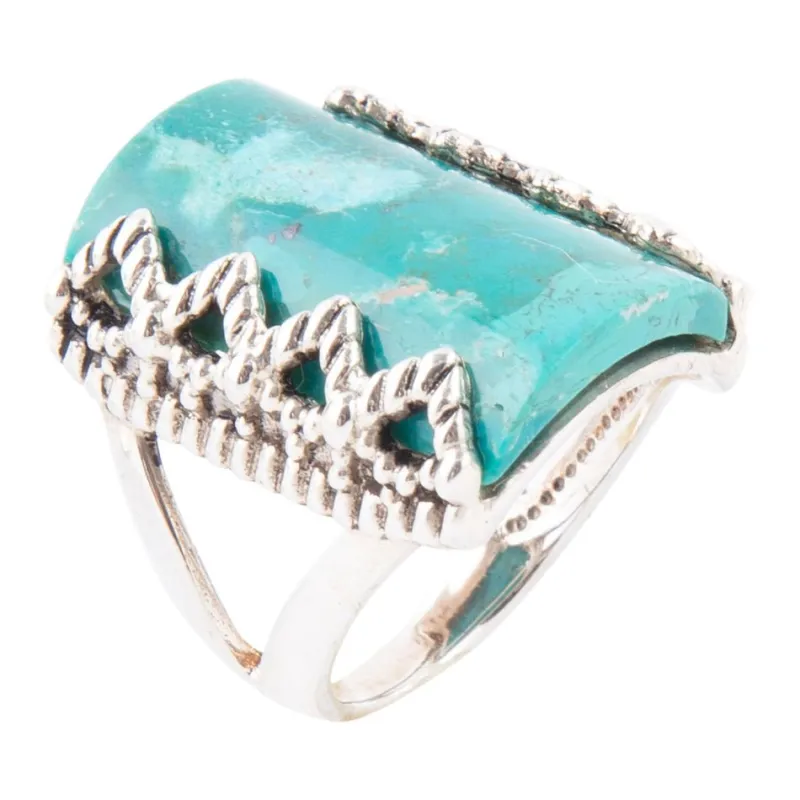 Sluice Genuine turquoise Ring sold by Barse
