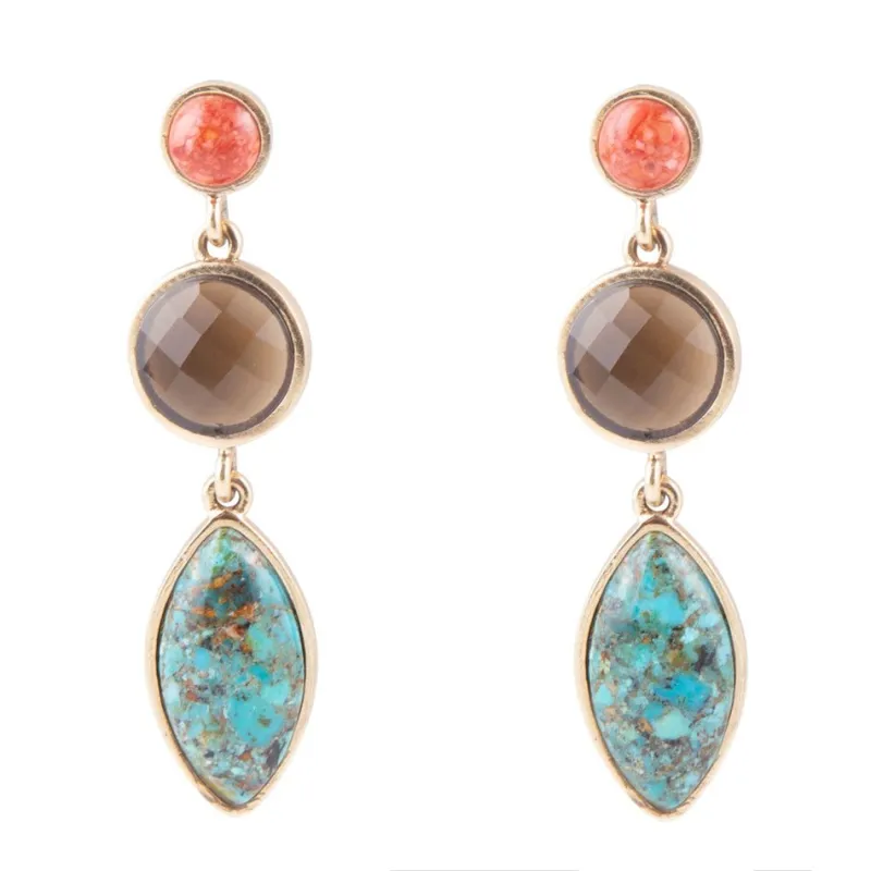 Champion Triple Drop Earrings sold by Barse