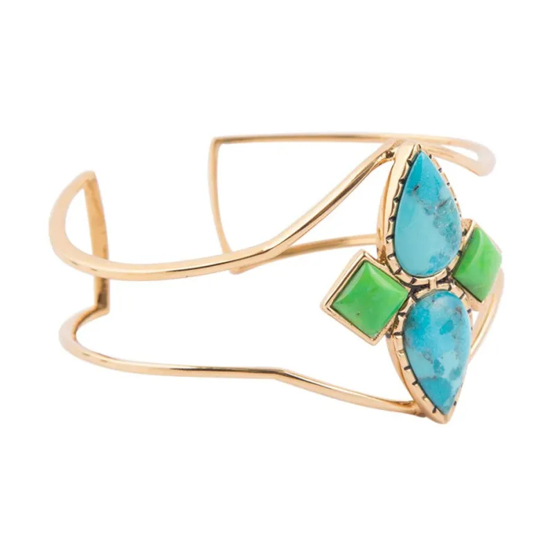 Colors of Turquoise Cuff Bracelet sold by Barse
