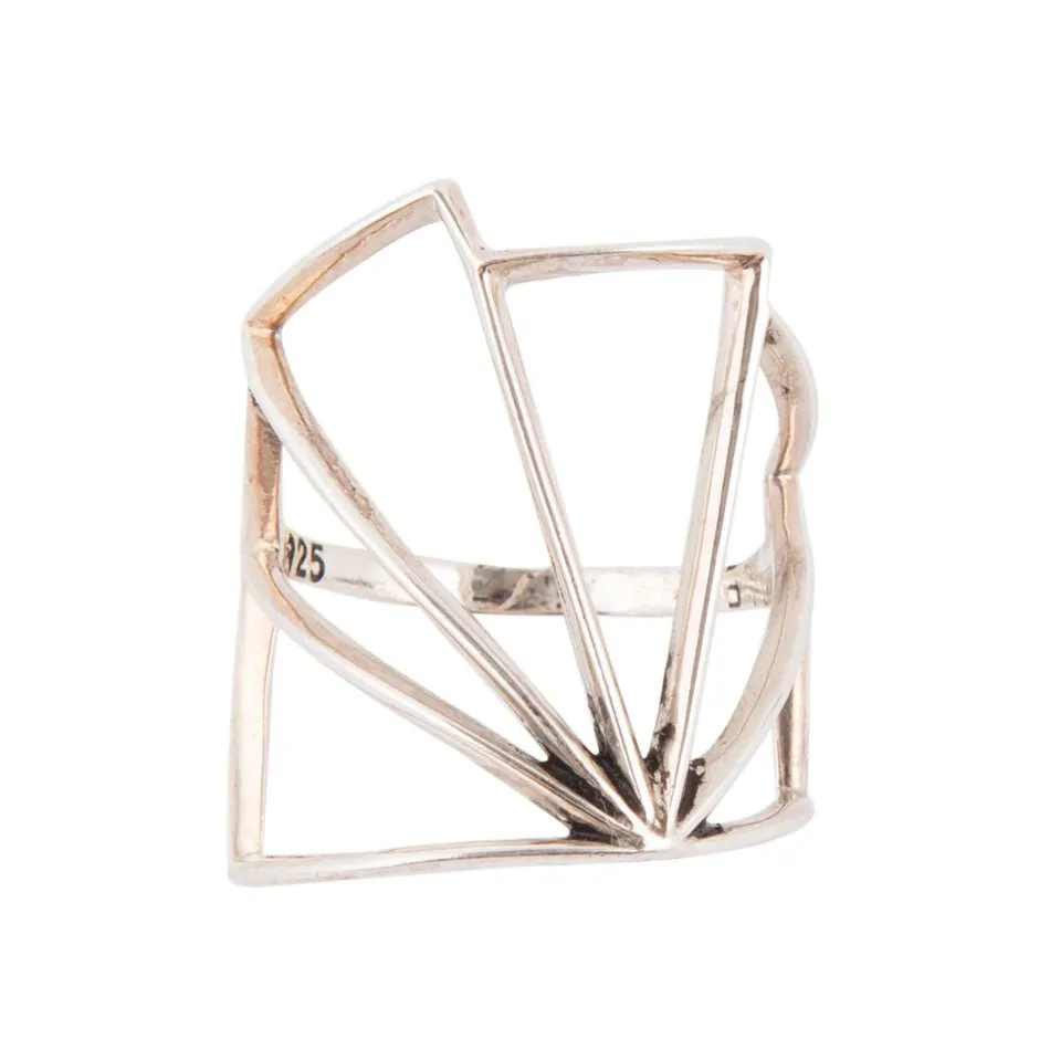 Sterling Silver Multi Angle Ring sold by Barse product image thumbnail 4