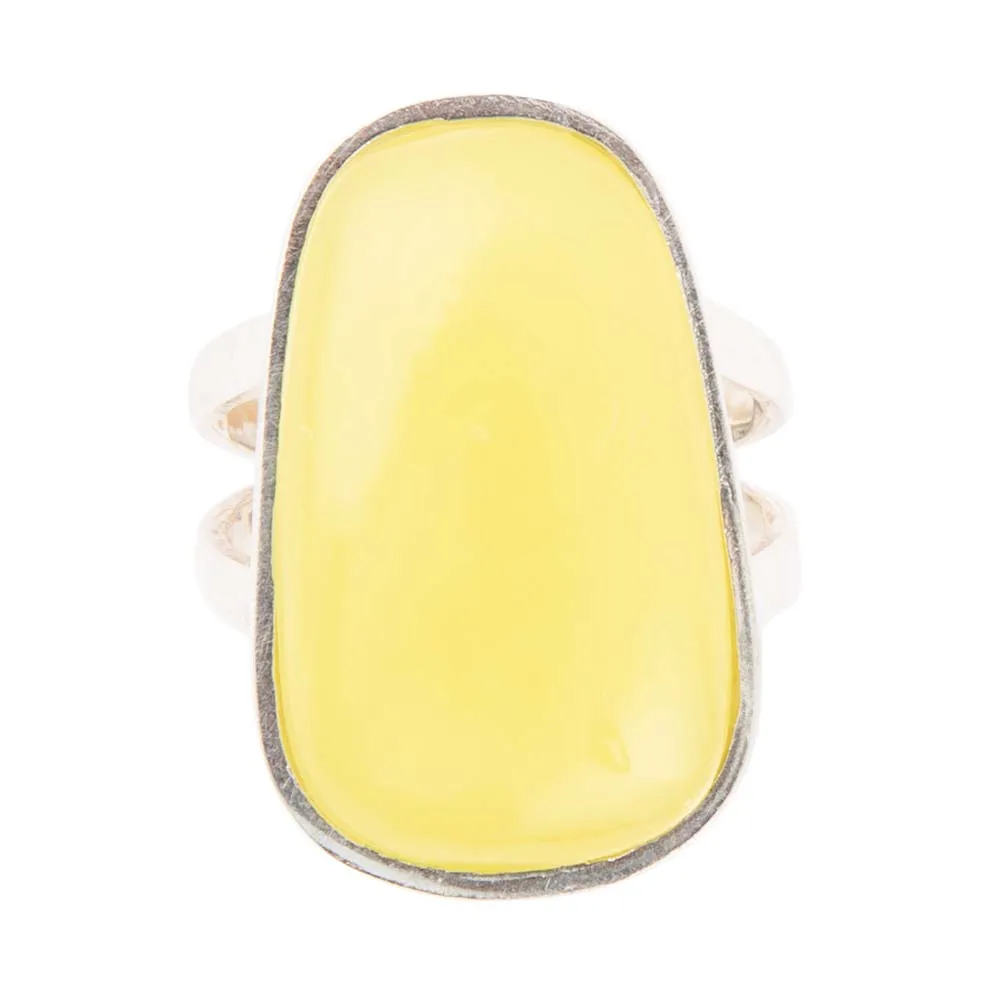 Madeleine Yellow Jade and Sterling Silver Ring sold by Barse product image thumbnail 5
