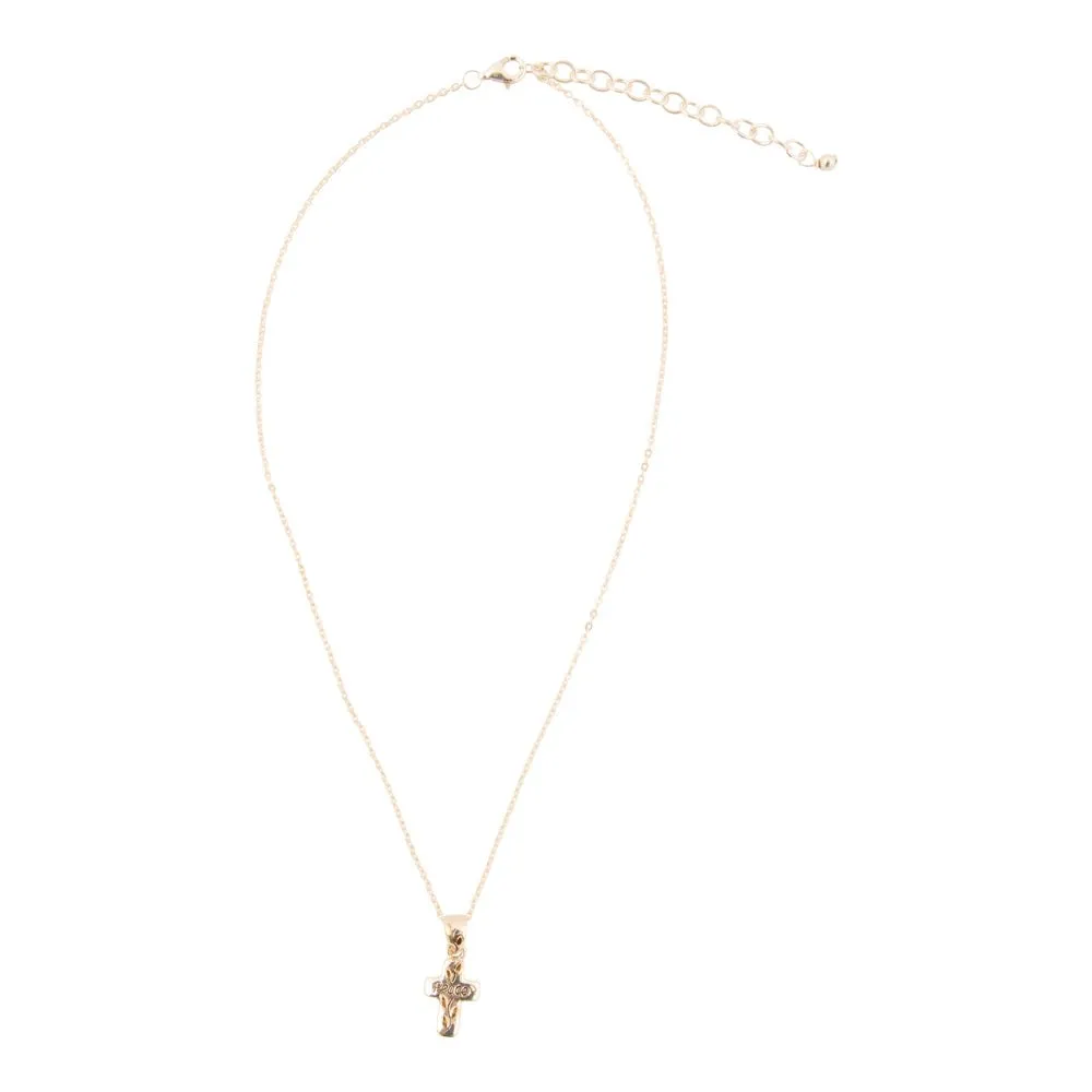 Cross of Peace Sterling Silver Pendant Necklace sold by Barse product image thumbnail 3