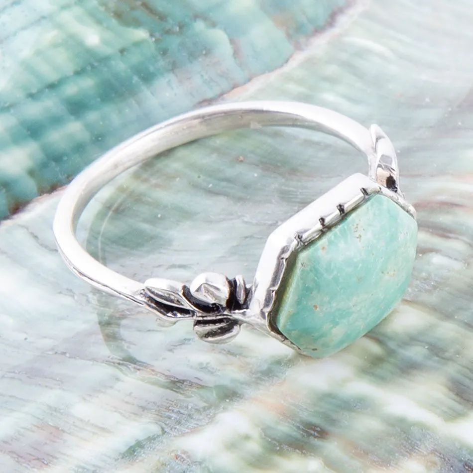 Laurel Turquoise and Sterling Ring sold by Barse product image thumbnail 2