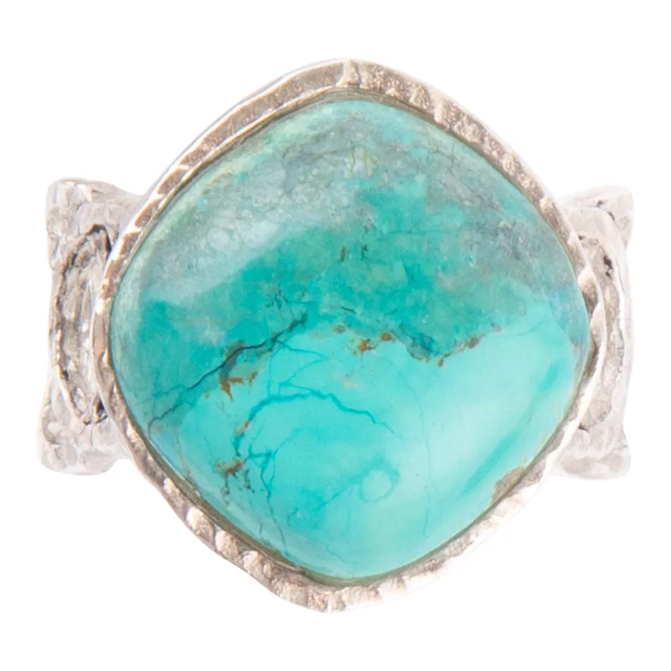 Hypnosis Blue Turquoise and Silver Ring sold by Barse product image thumbnail 4